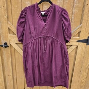 Elegant Purple Women's Dress